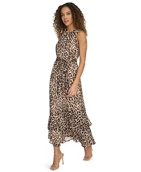 Calvin Klein Women's Halter Chiffon A-Line Dress