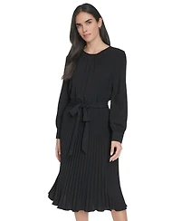 Calvin Klein Women's Long-Sleeve Midi Dress