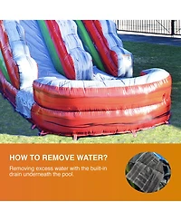 JumpOrange Commercial Grade Water Slide with Splash Pool (with Blower)
