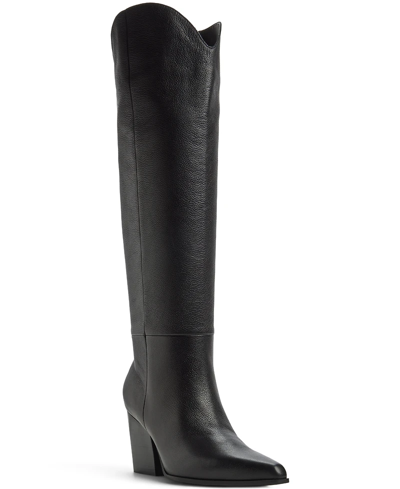 Aldo Women's Kaely Knee-High Tall Western Boots