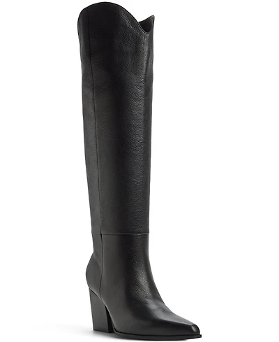 Aldo Women's Kaely Knee-High Tall Western Boots