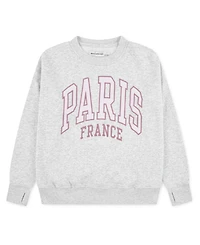 abercrombie kids Girls I Heart Paris Crewneck Sweatshirt