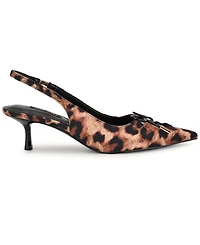 Nine West Women's Anora Lace-Up Slingback Pumps