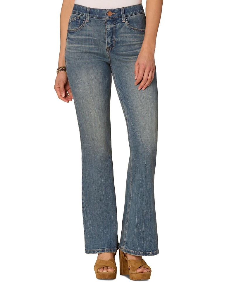 Democracy Women's "Ab"Solution High Rise Flare Jeans