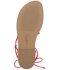 Wild Pair Reinaa Strappy Lace-up Flat Sandals, Exclusively at Macy's