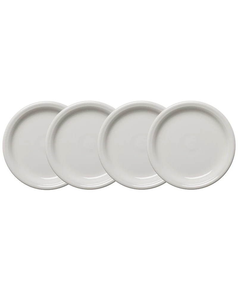Fiesta White Bistro Coupe Salad Plates, Set of 4