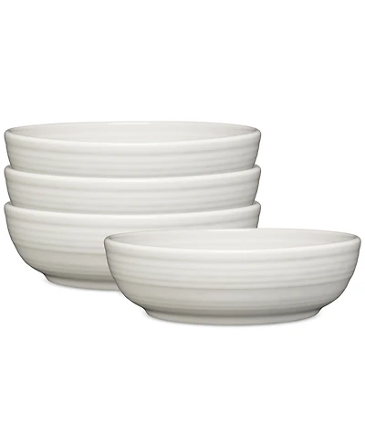 Fiesta White Coupe 6.75" Salad Bowls, Set of 4