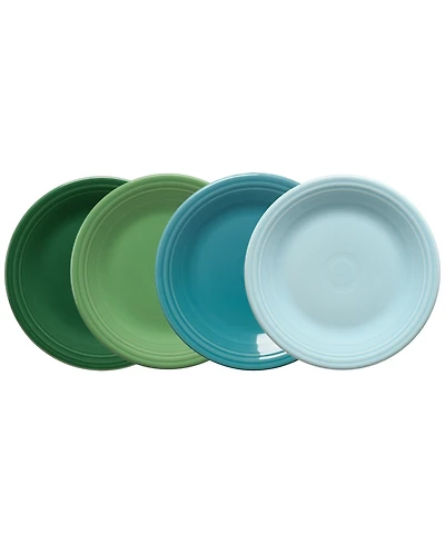 Fiesta Aegean Classic Rim 10.5" Dinner Plates, Set of 4