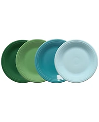 Fiesta Aegean Classic Rim 10.5" Dinner Plates, Set of 4