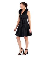Muse Women's Triple-Collar Sleeveless Top