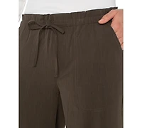 Liverpool Los Angeles Women's Pull-on Wide-Leg Crop Pants