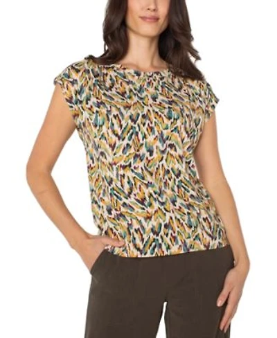 Liverpool Los Angeles Womens Boat Neck Sleeveless Knit Top Pxs 3x