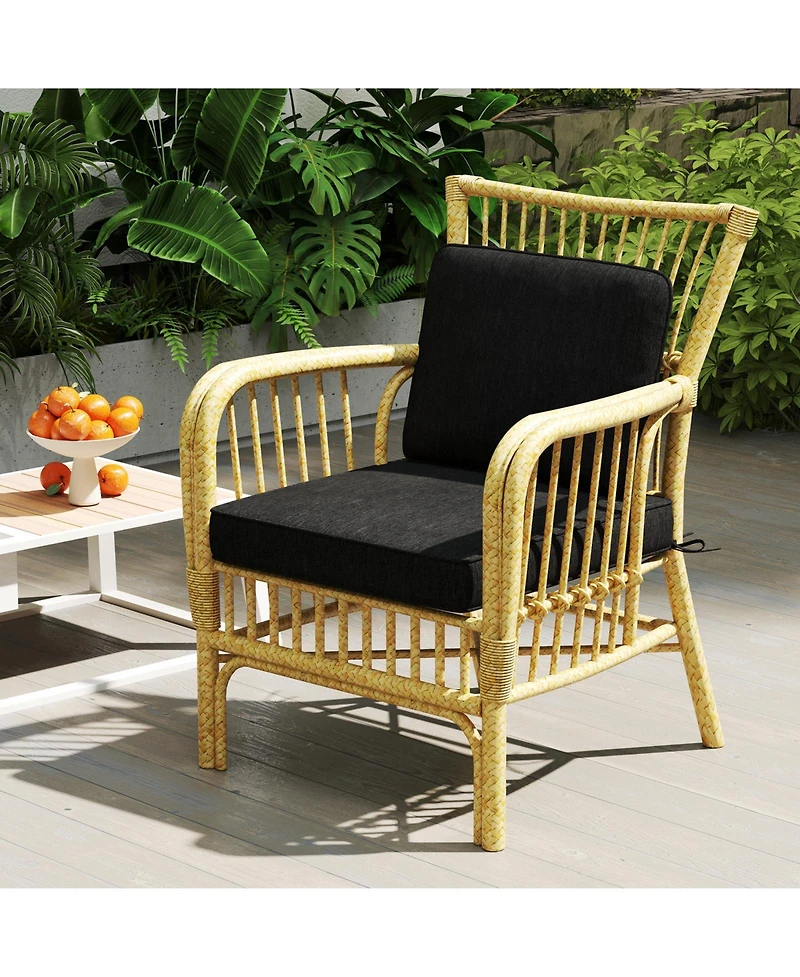 Slickblue 2-Pack Outdoor Patio Cushion Set with Removable Covers
