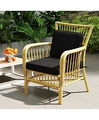 Slickblue 2-Pack Outdoor Patio Cushion Set with Removable Covers