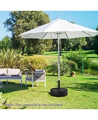 Patio Umbrella Base and Sand Fillable Market Table Umbrella Stand