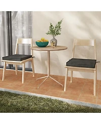 Outdoor Chair Cushion Set of 2 Waterproof Fade-Resistant Olefin Seat Cushions