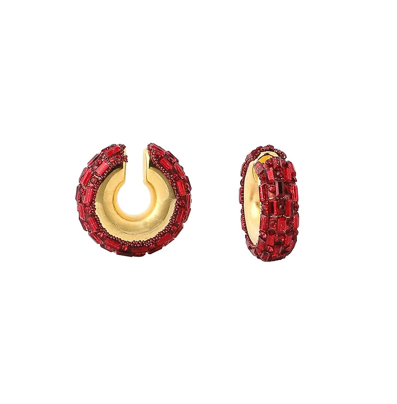 Sohi Women's The Mirror Cuff Earrings