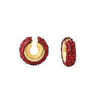 Sohi Women's The Mirror Cuff Earrings