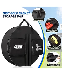 Disc Golf Basket Carrying Bag, Golf Frisbee Basket Transit Bags for 12-Chain/24-Chain Golf Targets Basket