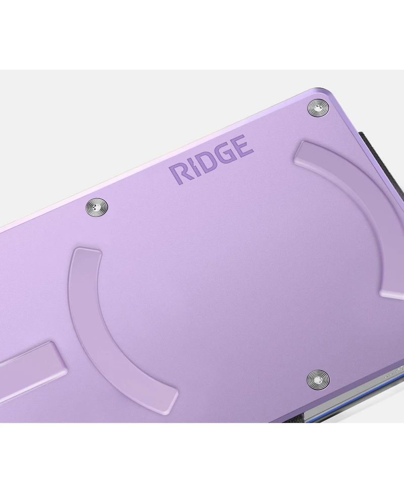The Ridge Men's Ridge Wallet For Magsafe - Lavender - Cash Strap
