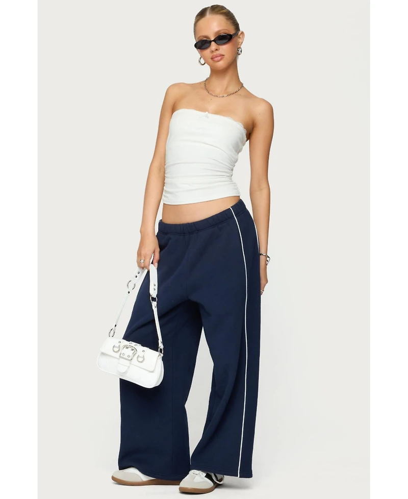 Edikted Womens Petite Autumn Sweatpants