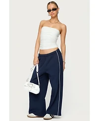 Edikted Womens Petite Autumn Sweatpants