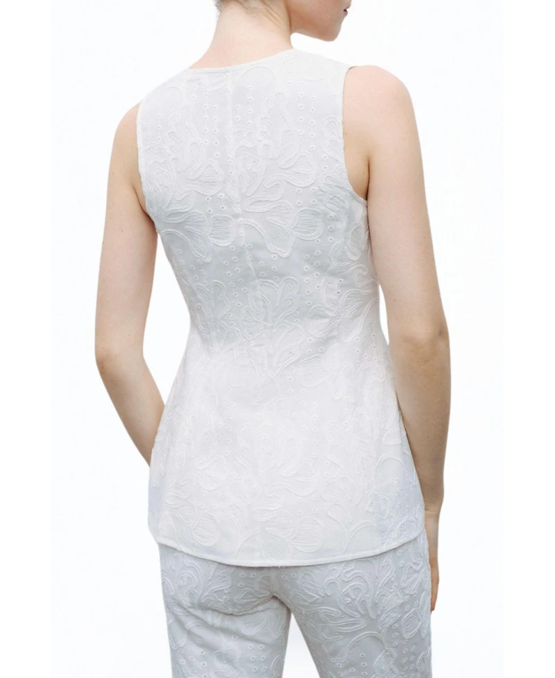 Nocturne Women's Floral Embroidery Vest
