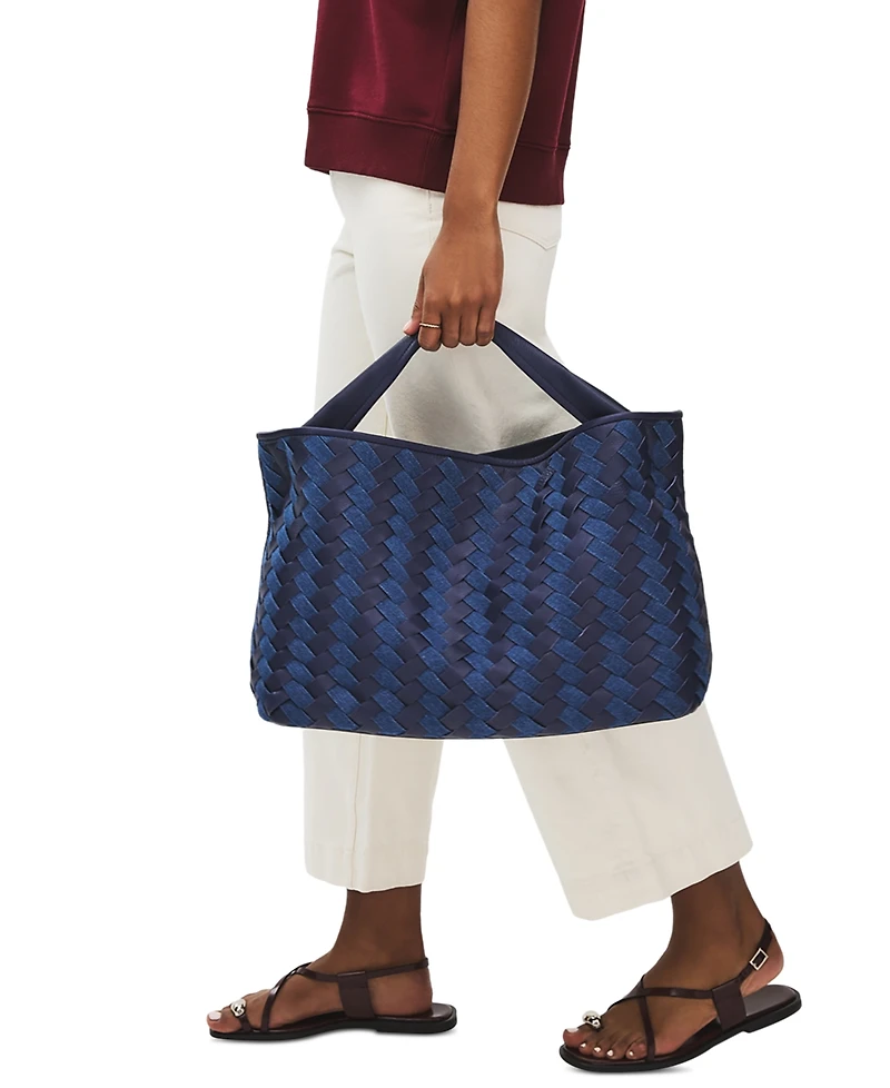 Radley London Devonshire Row Denim Large Open Top Grab Bag