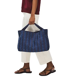Radley London Devonshire Row Denim Large Open Top Grab Bag