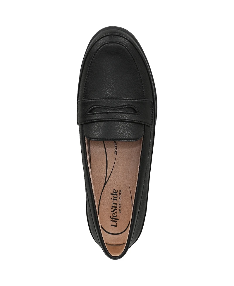 LifeStride Women's Malta Round Toe Penny Loafers