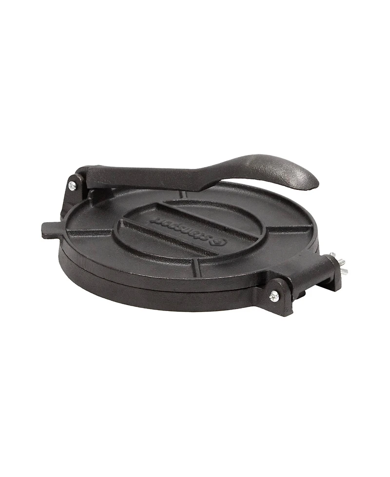 Stansport Pre-Seasoned Cast Iron Tortilla Press - 8 Inch