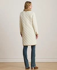 Lauren Ralph Lauren Women's Faux-Fur-Collar Quilted Jacket