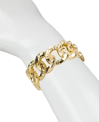 Patricia Nash Matte Hammered Link Stretch Bracelet