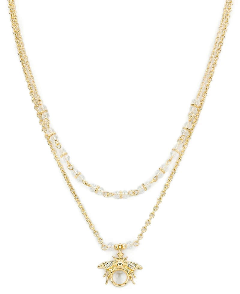 Patricia Nash Summer Bees Double Strand Short Necklace