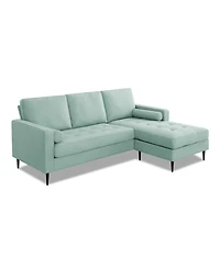 Gold Sparrow 82" Polyester Lexington Reversible Sectional, Created for Macy's