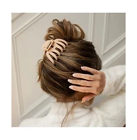 Extra Large Matte Claw Clip - Nude
