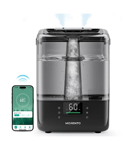 Morento Smart Humidifier for Bedroom Large Room Home, 6L Cool Mist Humidifiers with Essential Oil Diffuser, App & Voice Control