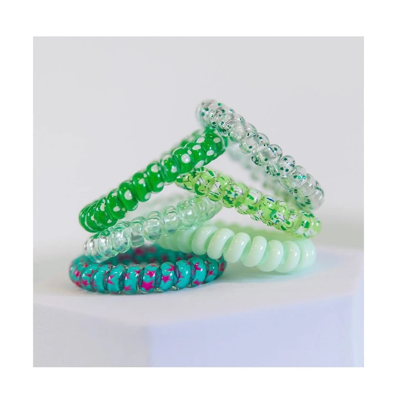 Headbands of Hope Hair Tie Set - Green Shades