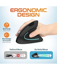 Delton KB200 Ergonomic Wireless Keyboard & S12 Vertical Mouse , 1080p Usb Webcam with Adjustable Mounting Clip, Bluetooth Headset with Usb Dongle, Com