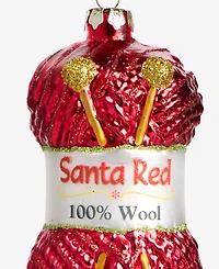 Holiday Lane Eclectic Charm Red Knitting Yarn Ornament, Macy's Exclusive