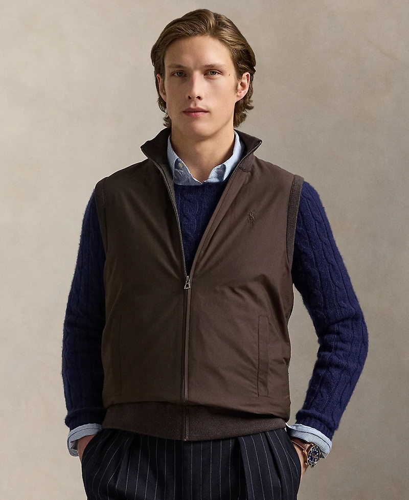 Polo Ralph Lauren Men's Hybrid Full-Zip Sweater Vest