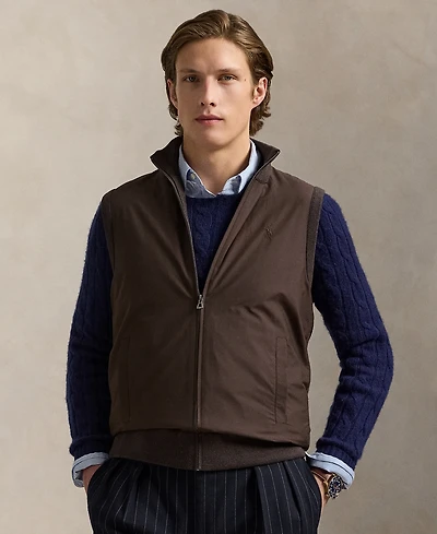 Polo Ralph Lauren Men's Hybrid Full-Zip Sweater Vest
