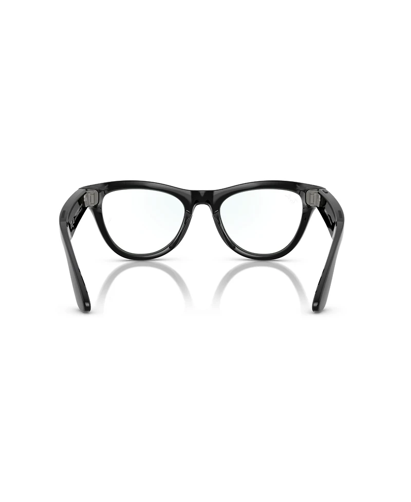 Unisex Ray-Ban Meta Skyler Blue Light Ai Sunglasses, RW4010