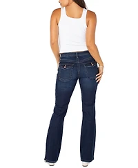 Celebrity Pink Juniors' Low-Rise Extended-Tab Bootcut Jeans