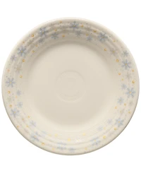 Fiesta Linen Snowflakes Classic Rim Luncheon Plate, Exclusively at Macy's