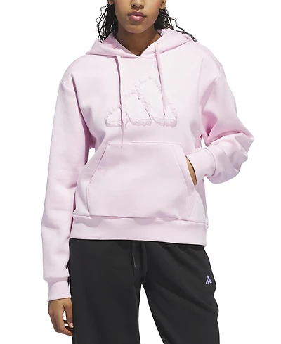 adidas Women's Cotton Hooded Long-Sleeve Hoodie