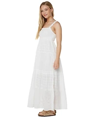 Roxy Juniors' Lily Bloom Cotton Sleeveless Maxi Dress