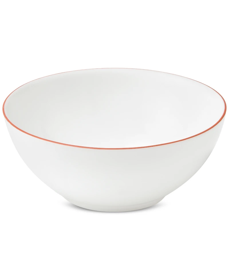 Arch Studio Opal Glass Rust Rim Cereal Bowl, Set of 4, Exclusively at Macy's