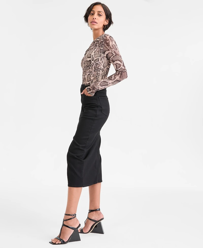 Guess Women's Mila Denim Midi Skirt