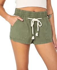 Roxy Juniors' Paddle On Drawstring-Waist Shorts